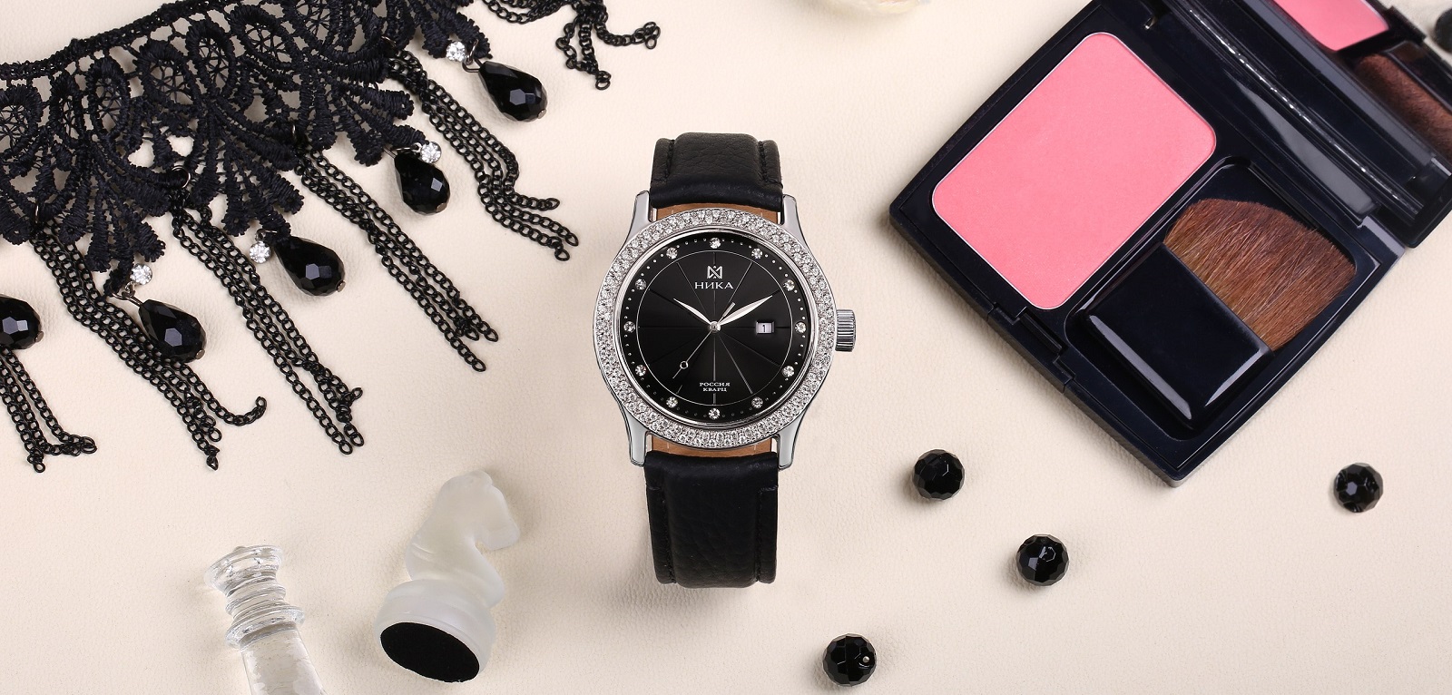 Buy a black watch in an online store